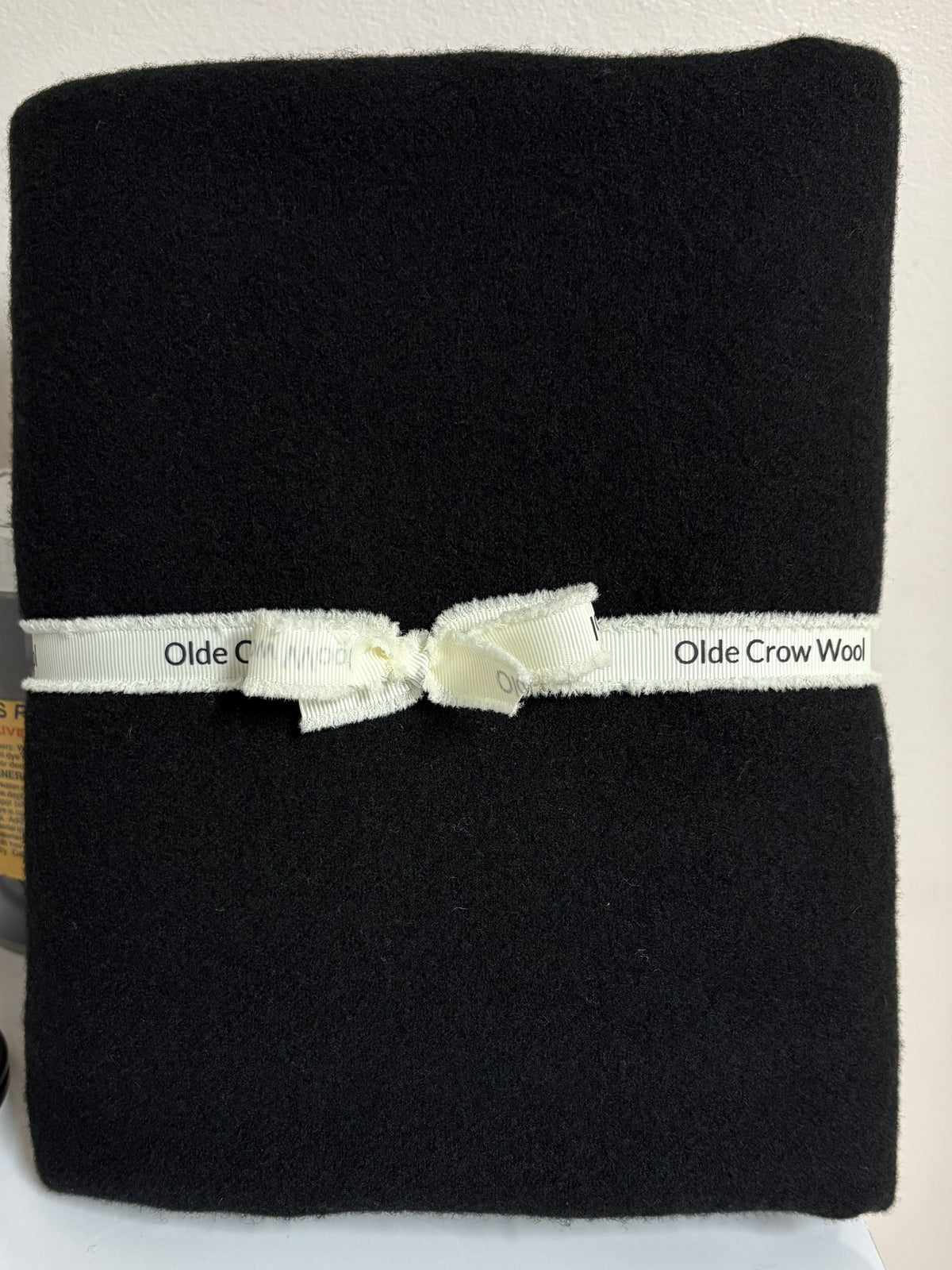 Black Felted Wool