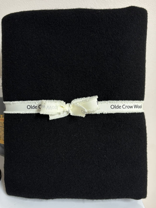 Black Felted Wool