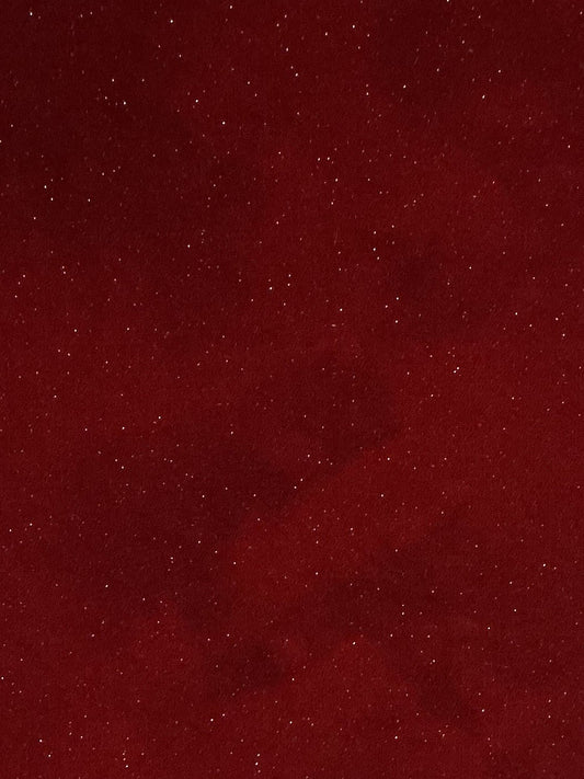 Deep Rich Red Silver Sparkle