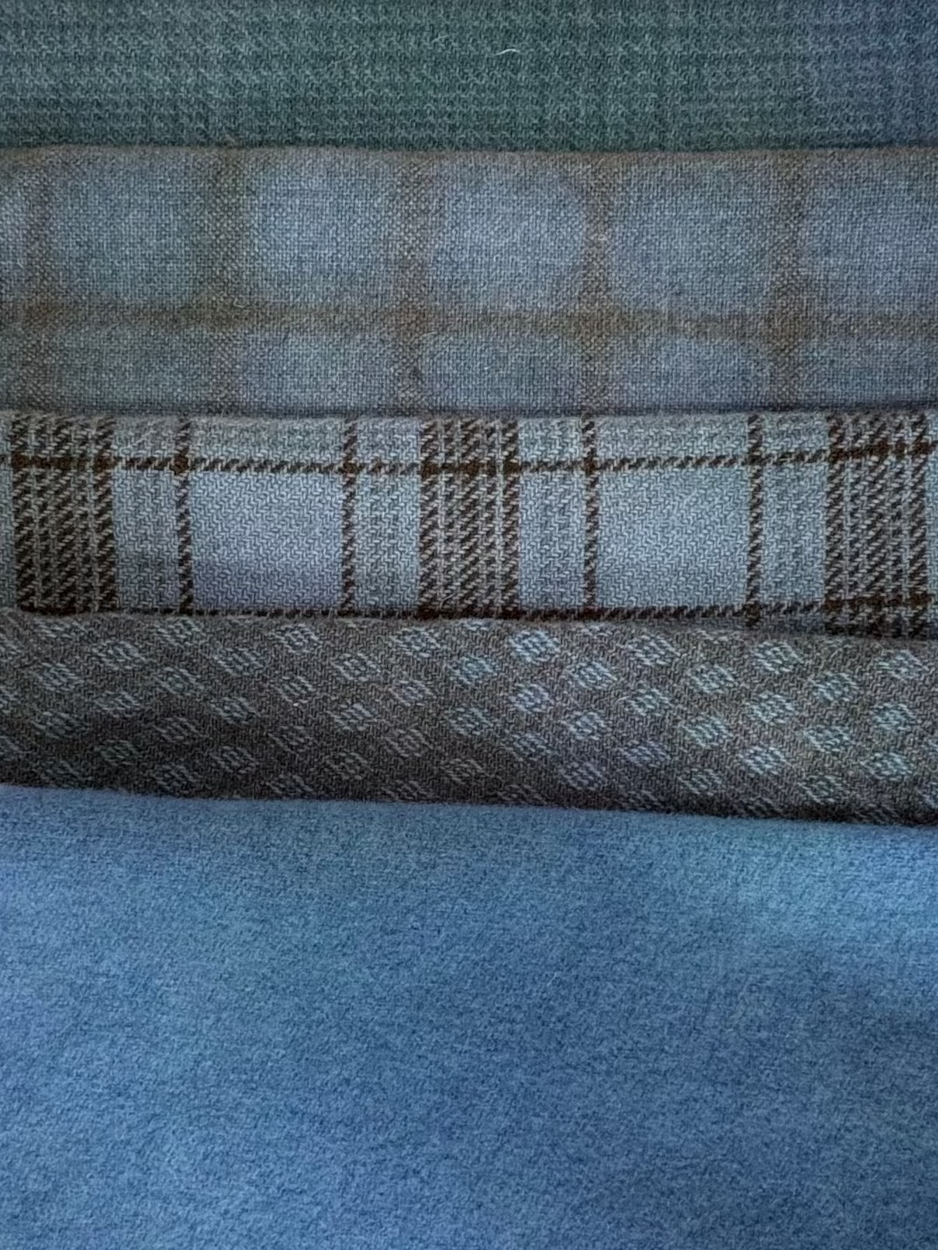 Blue wool bundle