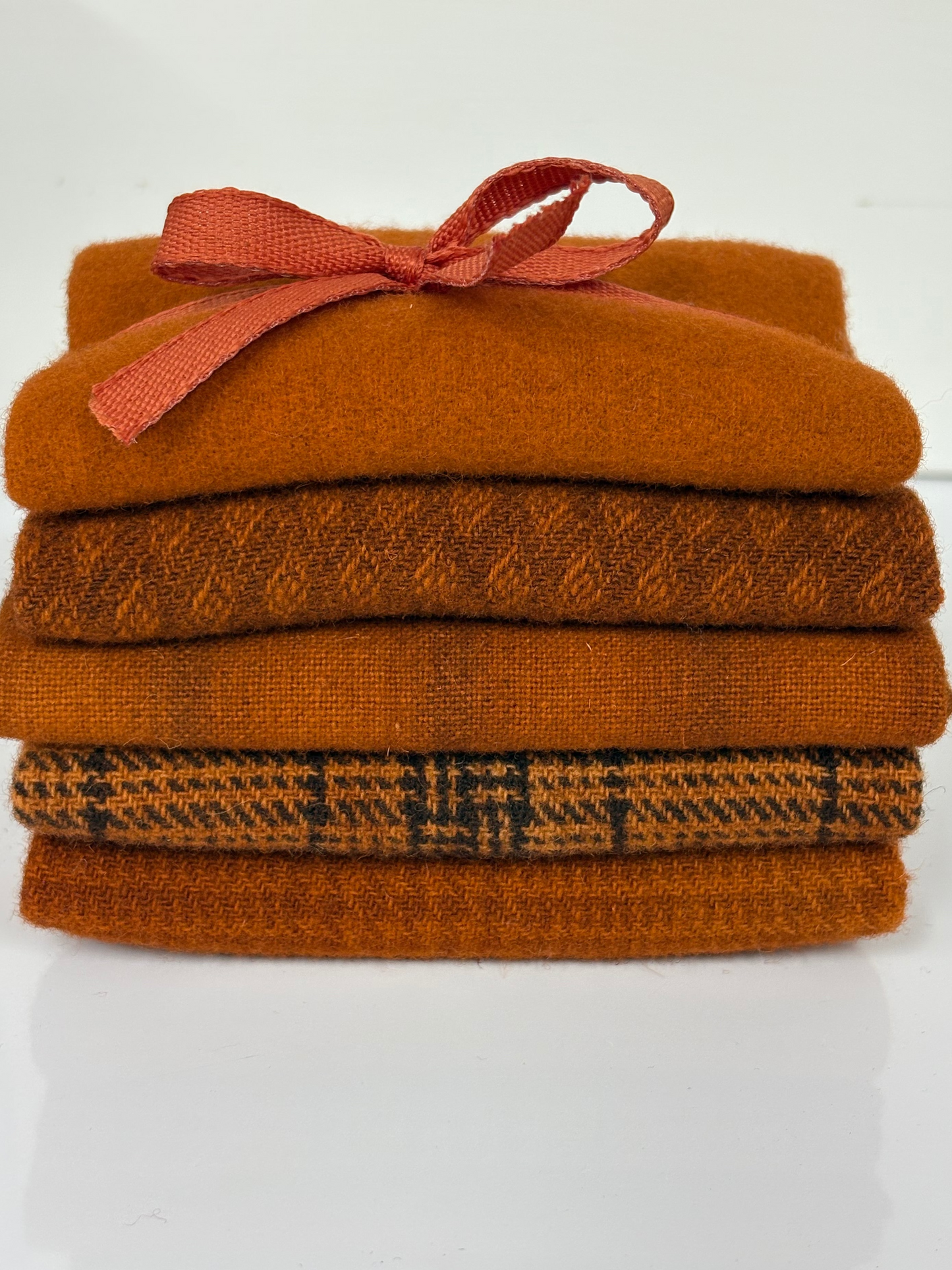 Orange wool bundle